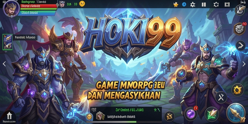 Screenshot gameplay HOKI99 yang menampilkan aksi seru dalam dunia MMORPG.