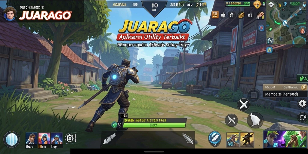 Tampilan aplikasi JUARAGO yang intuitif dan mudah digunakan.