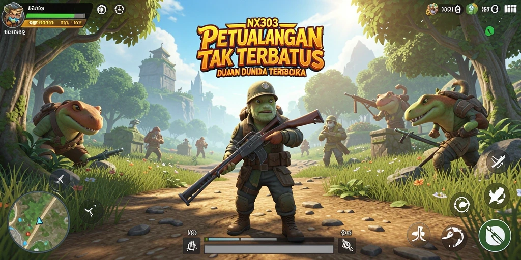 Gameplay NX303: eksplorasi dunia terbuka yang penuh petualangan.