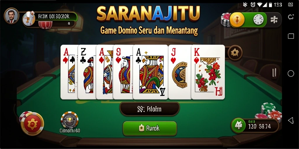 Screenshot gameplay SARANAJITU yang menampilkan momen seru dan kompetitif.