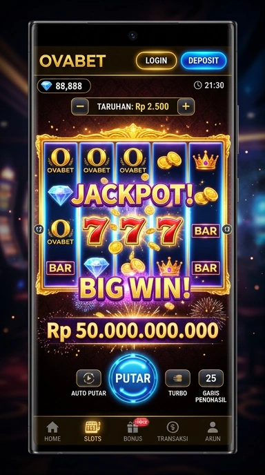 Proses pengunduhan aplikasi di ovabet yang sangat mudah dan cepat.